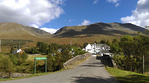 Bridge of Orchy. A stunning location to meet, do business or play.
