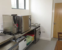 Well equipped catering kitchen